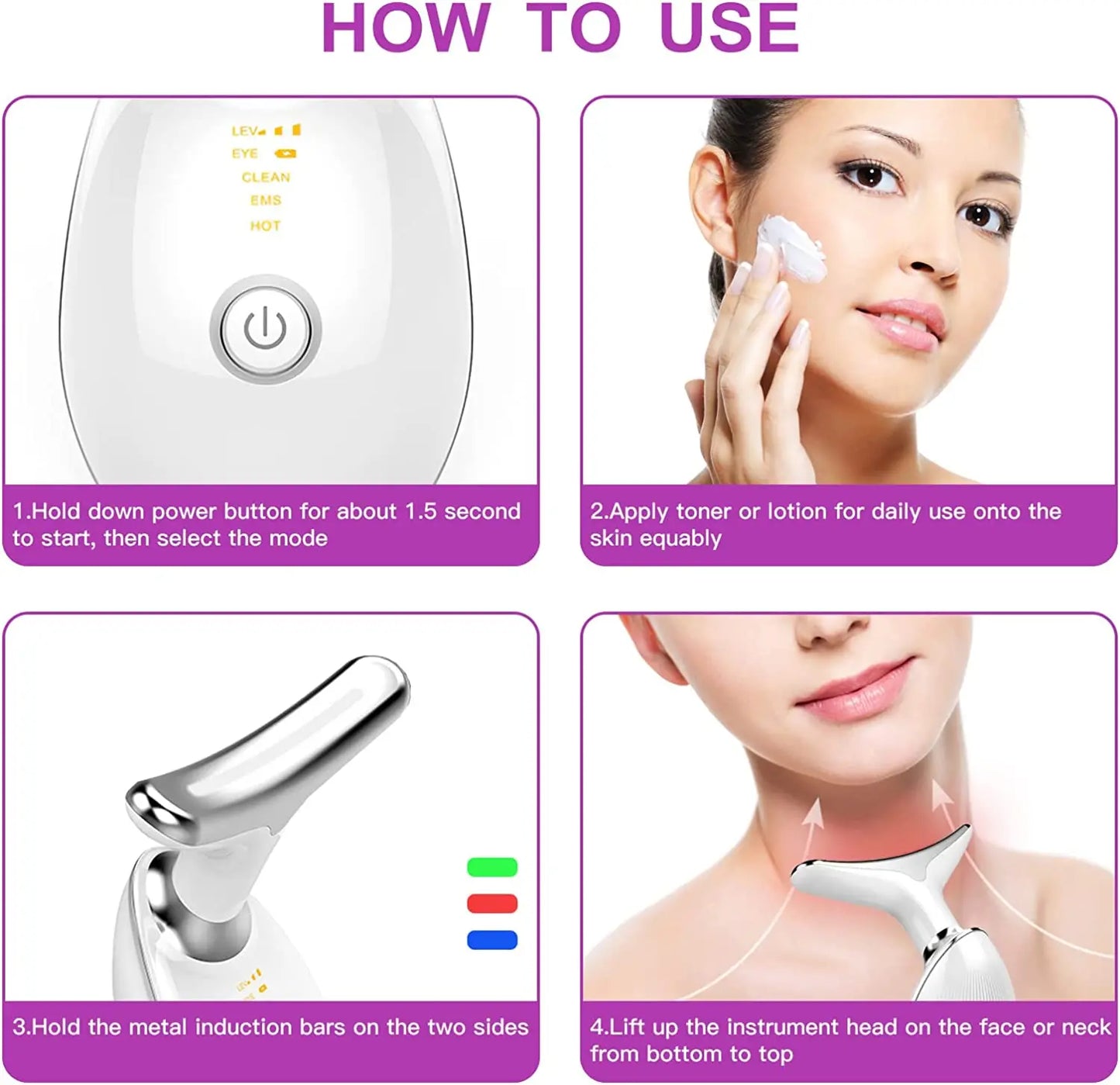 GlowRenew LED Facial Massager